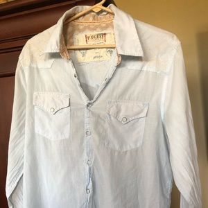 Guess Men’s long sleeve button up